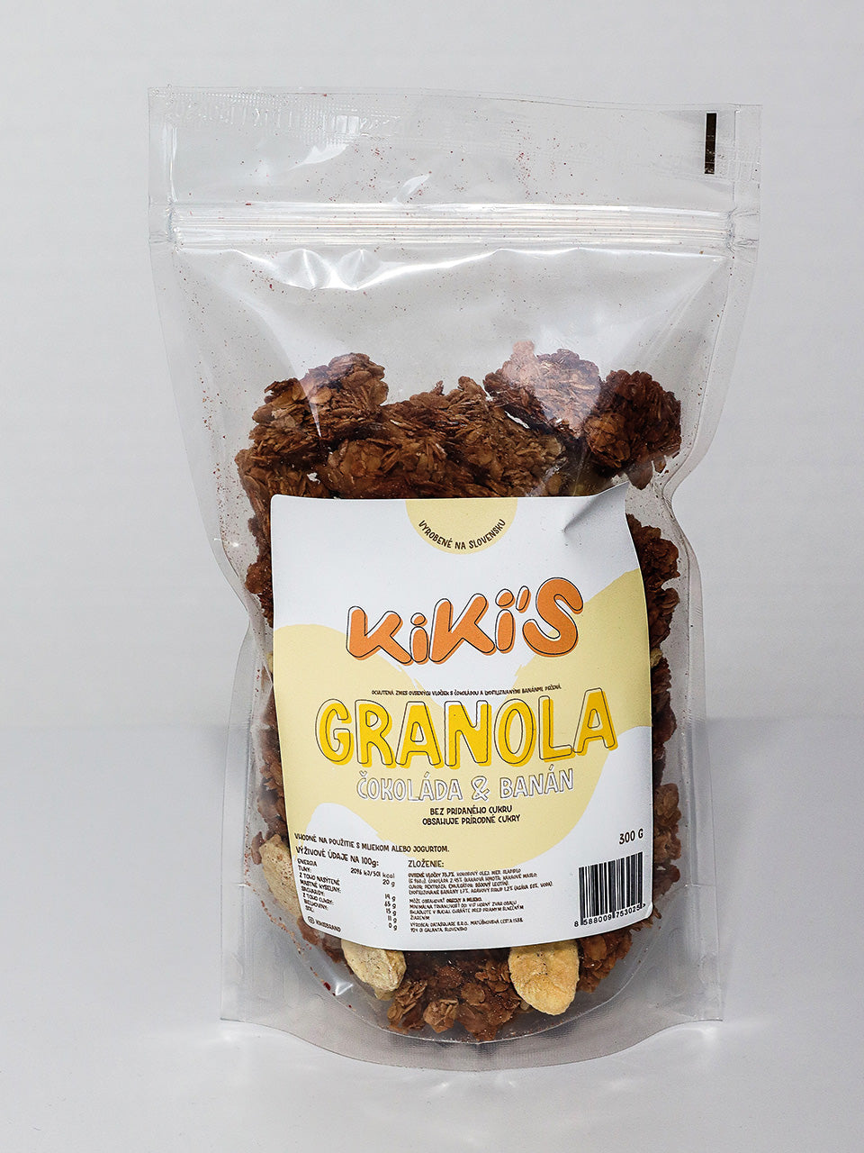 KiKi´S, granola čokoláda&banán, 300g