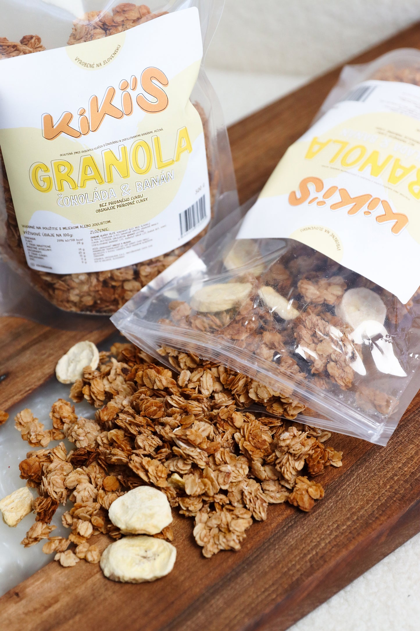 KiKi´S, granola čokoláda&banán, 300g